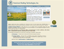 Tablet Screenshot of americanhealing.net